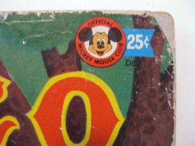 Walt Disney Bongo Little Golden Book A Mickey Mouse Club First  