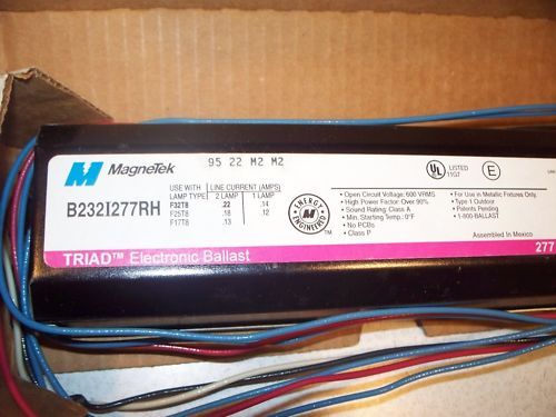 MAGNETEK TRIAD B2321277RH ELEGTRONIC BALLAST NEW  