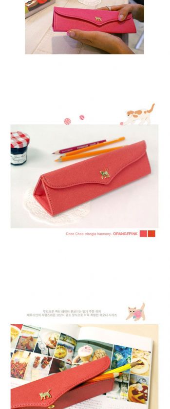 Jetoy] Choo Choo TRIANGLE HARMONY   PINK / Pen Pencil Case Artificial 