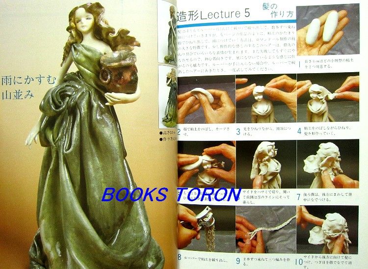 Paper Clay Roman Doll /Japanese Craft Pattern Book/408  