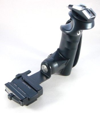 HASSELBLAD SNAP LOCK FLASH BRACKET 45169 & LEATHER STRAP EXC++*  