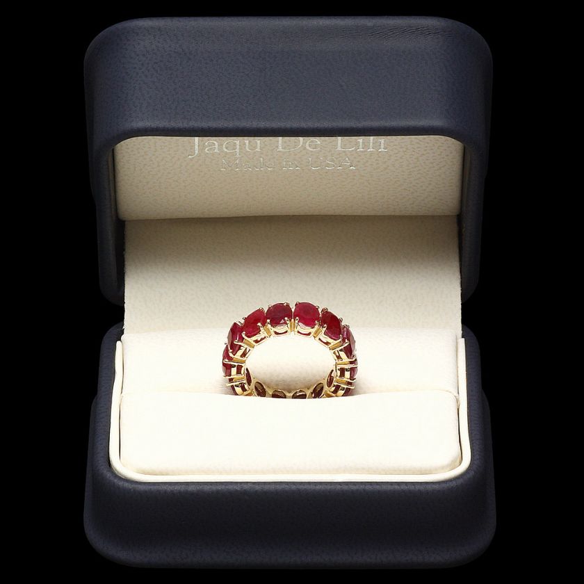 5900 CERTIFIED 14K YELLOW GOLD 15.00CT RUBY RING +   