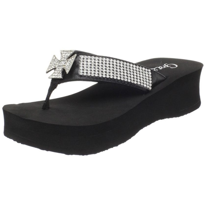 Grazie Flip Flop/Sandal JESSIE Black  