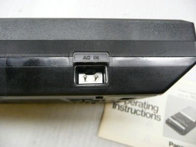 Panasonic Portable Slim Line Cassette Recorder RQ 2104  