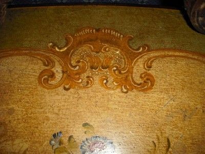 PAINTED VENECIAN ANTIQUE ITALIAN VANITY 09IT085D  