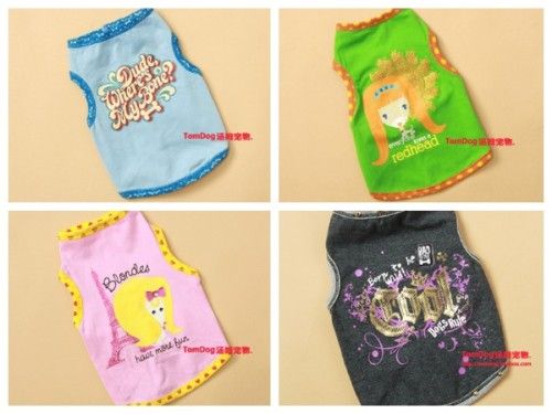 Dog Apparel Pet Clothes Vest 4 Styles U choose New  