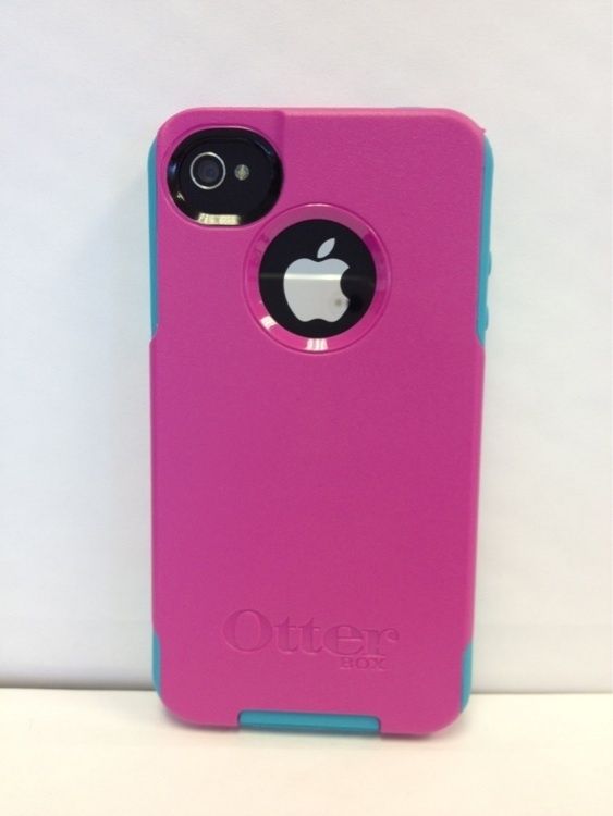 OTTERBOX COMMUTER CASE FOR APPLE IPHONE 4 4 G 4S 4 S   PINK/TEAL 