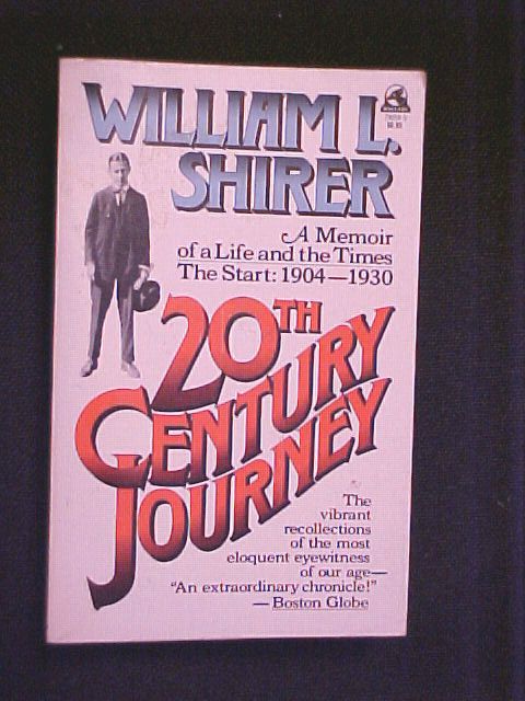   Journey Memoir 1904 1930 eyewitness accounts WOW 9780671790592  