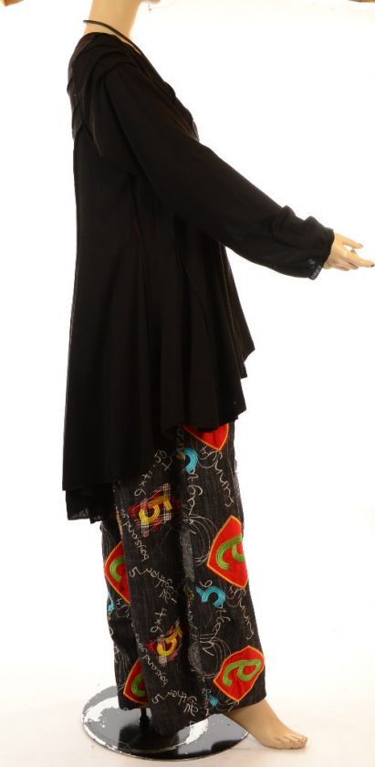 COMPLETO LINO FUNKIEST TRANSITIONAL TUNIC lagenlook FAB  