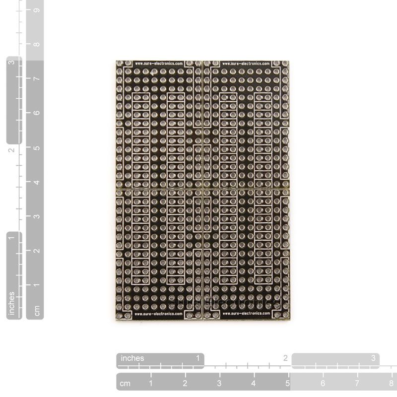 Panels Of Double sided Prototype PCB, 2880 Holes  