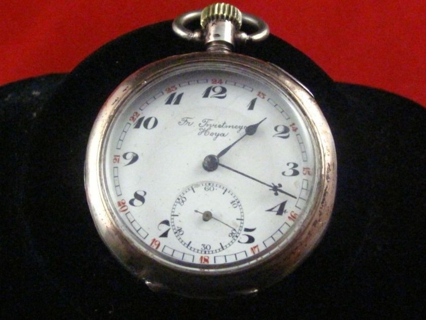 VINTAGE 47MM SWISS .800 SILVER POCKETWATCH RUNNING  