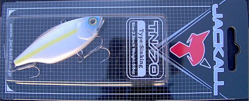 Jackall TN70 ~ Lipless Crankbait ~ Chartreuse Shad  