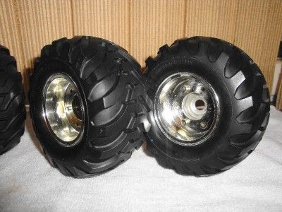   Vintage BRUISER / MOUNTAINEER / HILUX 3 piece wheels and tires  