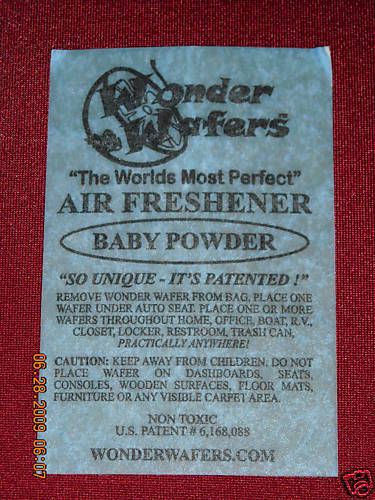 WONDER WAFERS® Air Fresheners Baby Powder Scent  24 PK  