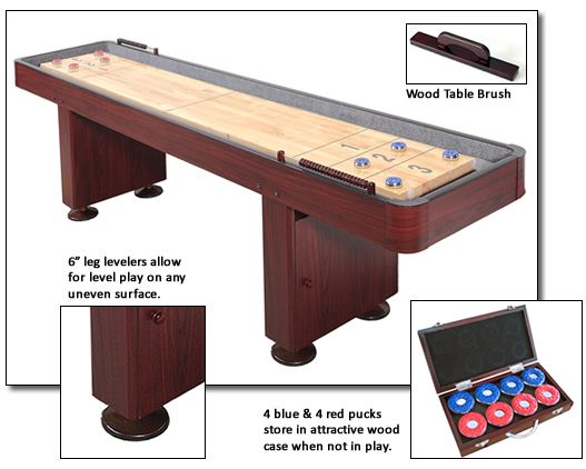 Ft. Shuffleboard Table Harvil Deluxe  