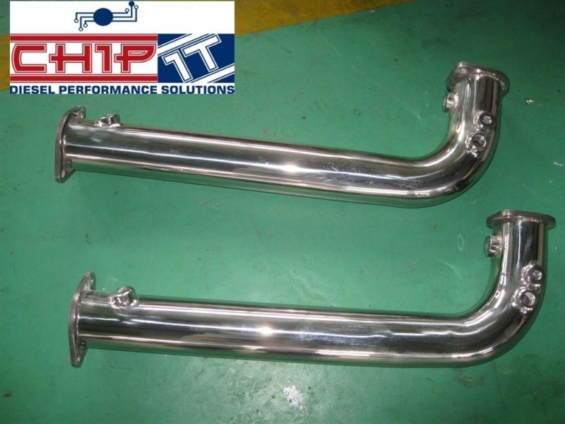 NAVARA D40 DPF DELETE (RACE) PIPE STAINLESS STEEL  