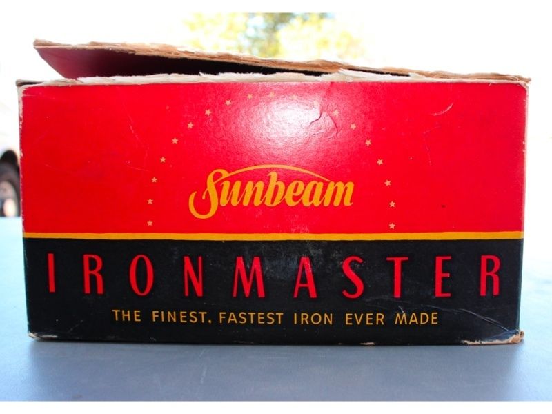 VINTAGE SUNBEAM IRONMASTER A 9 IRON W/ ORIGINAL BOX WORKS  