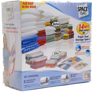 BRAND NEW 14 SPACE SAVER VACUUM SEAL STORAGE BAGS  