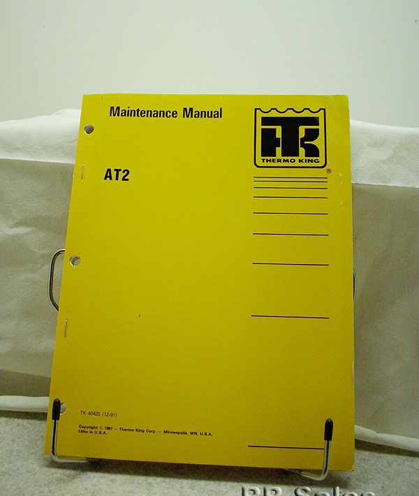 Thermo King Air Condition AT2 X426 Maintenance Manual  