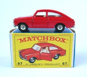 MATCHBOX LESNEY 67 VOLKSWAGEN 1600 TL, 1967, MIB  