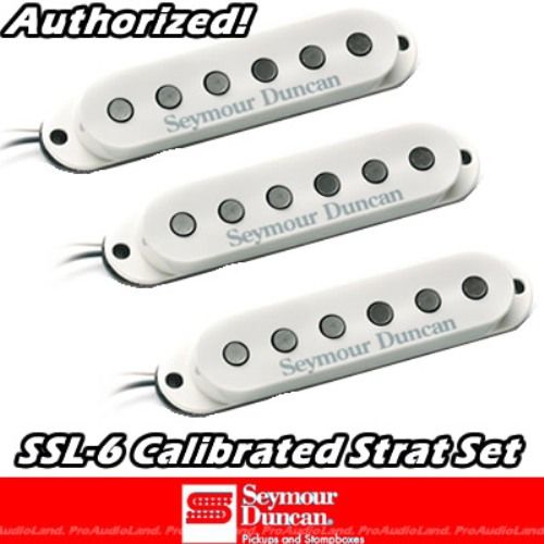 Seymour Duncan SSL 6 Calibrated Strat Pickup Set NEW  