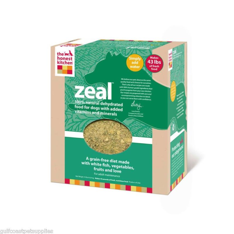 Honest Kitchen Zeal, Grain Free Dehydrated Dog Food 4#  