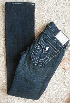 NWT True Religion Billy crystal pave jeans in Vera Cruz  