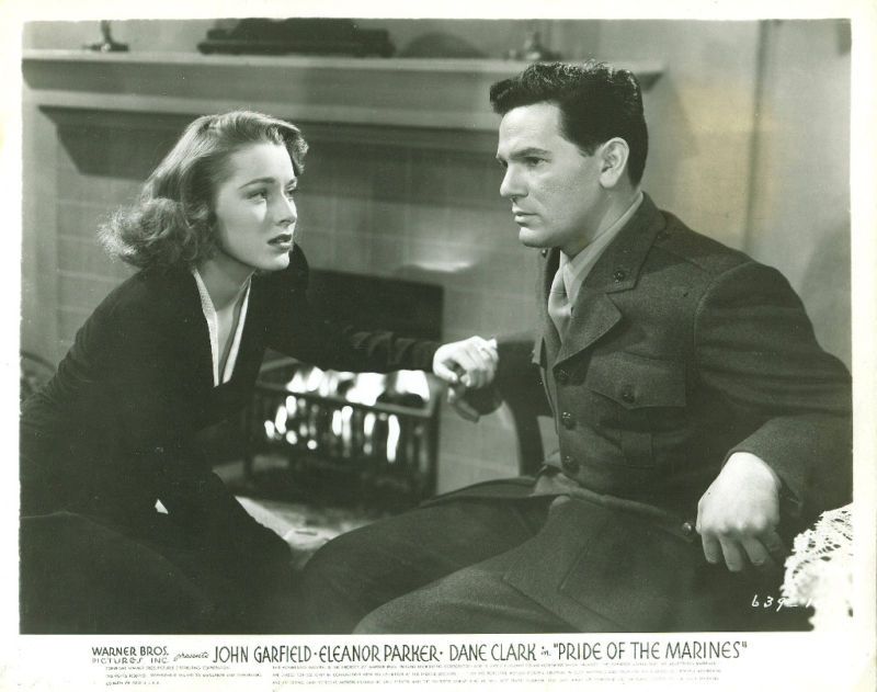 Eleanor Parker, John Garfield, ORIG 1945 scene still  