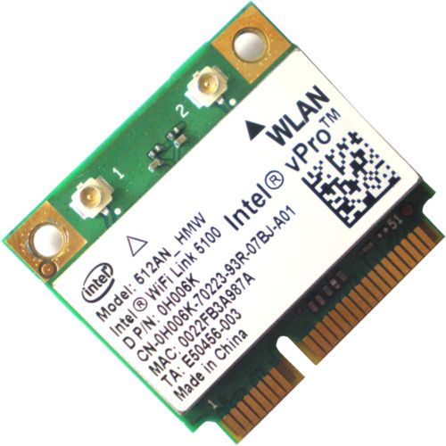 H006K Dell Wireless N PCI Intel 802.11N 5100 WiFi w1  