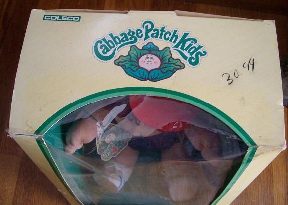 VINTAGE 1984 CABBAGE PATCH Kids DOLL in BOX Original Baby BOY Buck 