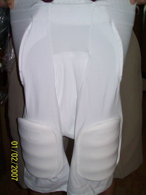 Adult Adams Football Girdle padded/White  