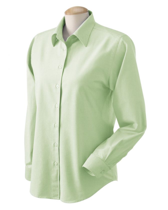 Devon & Jones Classic Ladies Noble Pima Oxford Shirt. D650W  