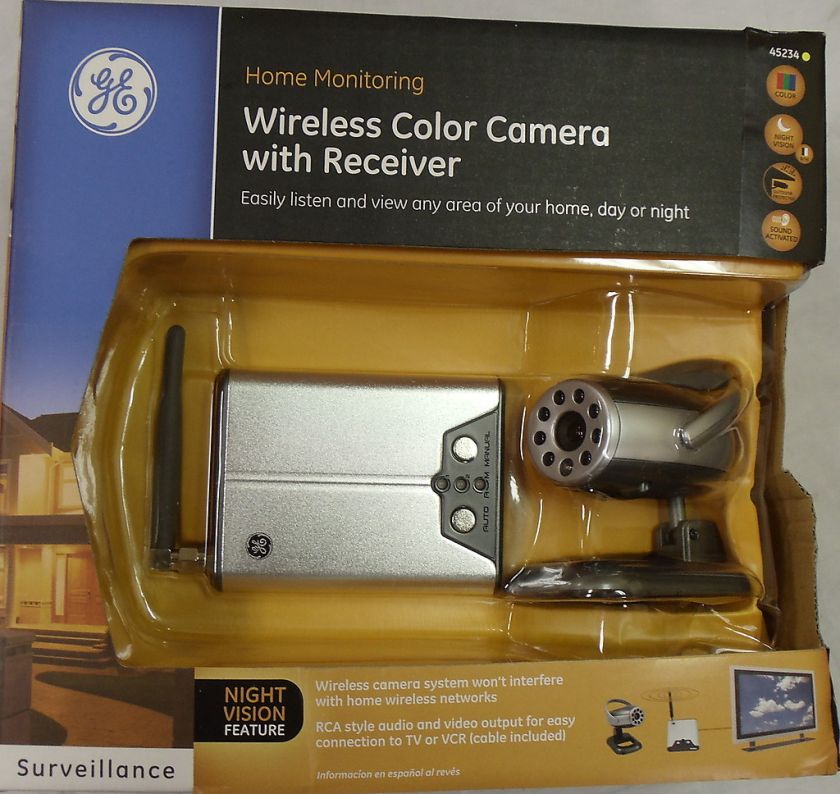 Ge Wirless Color Camera With Receiver 45234  