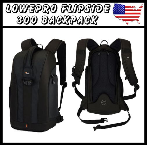 NEW LOWEPRO FLIPSIDE 300 DSLR BLACK BACKPACK 056035351853  