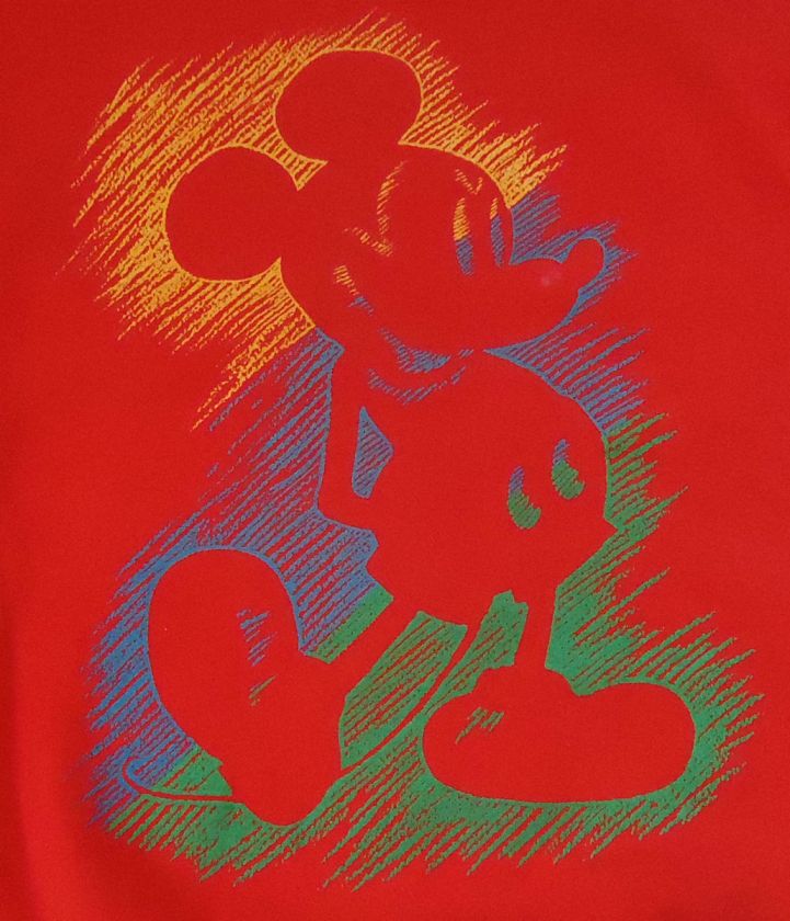 Vtg Mickey Mouse Walt Disney Mens Crewneck Sweatshirt Large L  