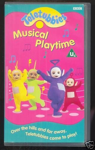 TELETUBBIES VHS PAL (UK) MUSICAL PLAYTIME BBC On PopScreen