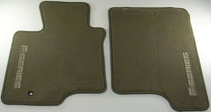 97 04 F150 LOGO TAN FLOORMATS YL3Z 1613086 JAA  