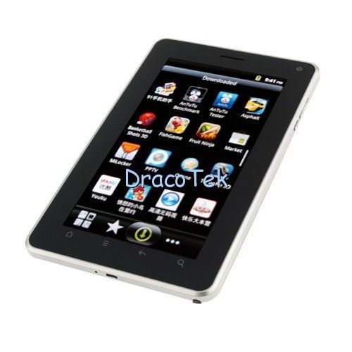 Inch Android 2.3 Dual SIM 3G tablet phone with Capacitive 