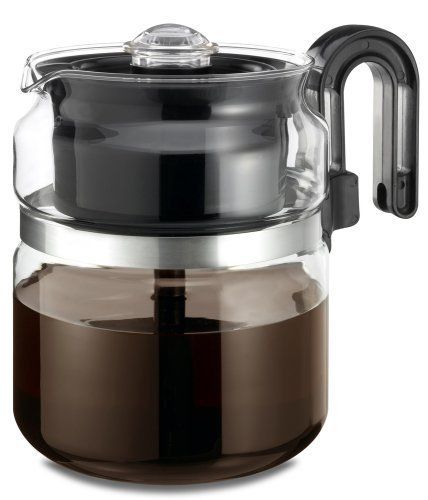 Medelco 8 Cup Glass Stovetop Percolator Coffee Maker Quality 