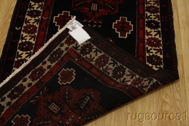 TRIBAL RUNNER 3X9 HAMEDAN PERSIAN ORIENTAL AREA RUG WOOL CARPET  