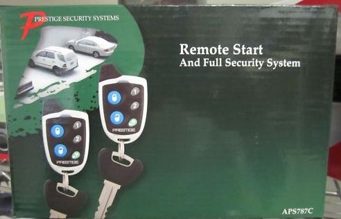 NEW PRESTIGE APS787C DELUXE REMOTE START KEYLESS ENTRY  