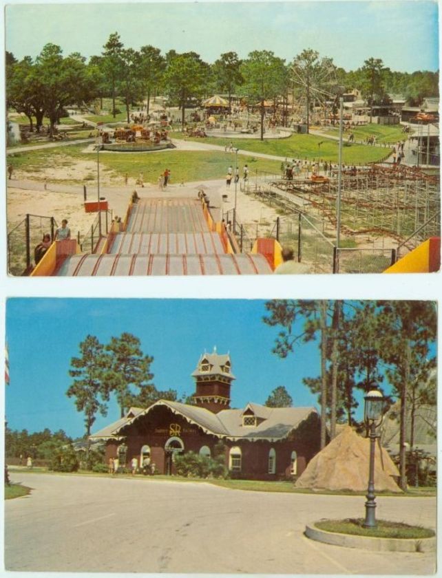 POSTCARD LOT SIX GUN AMUSEMENT PARK SILVER SPRINGS FL  