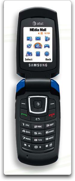   BRAND NEW ♥♥ SAMSUNG 167 BLUE FLIP PHONE ♥ ♥ AT&T  