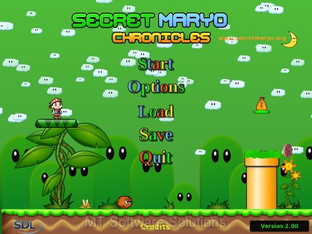 PLAY MARYO IN SECRET CHRONICLES   MARIO BROS TYPE GAME  