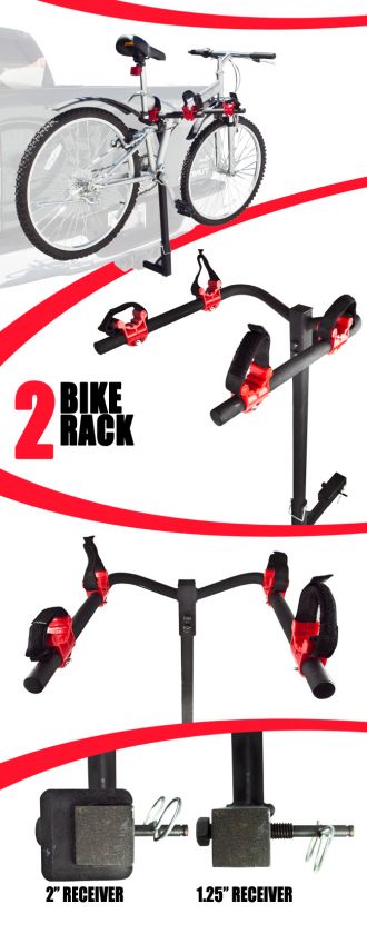 Bike Carrier Car Rack Bicycles 1.25 & 2 Hitch Truck Mountain Beach 