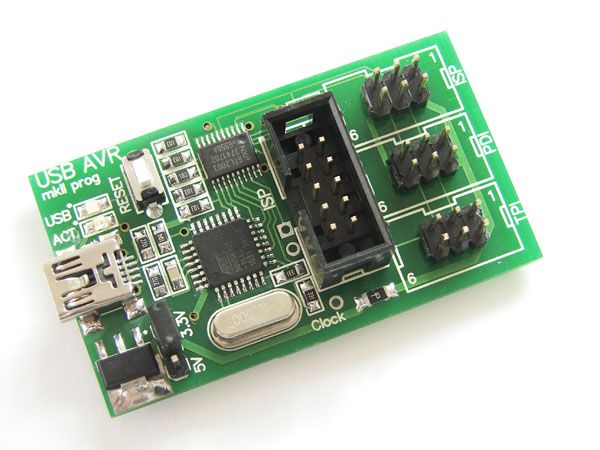 USB AVRISP mkII mk2 clone ATMEL AVR ISP PDI TPI Xmega  