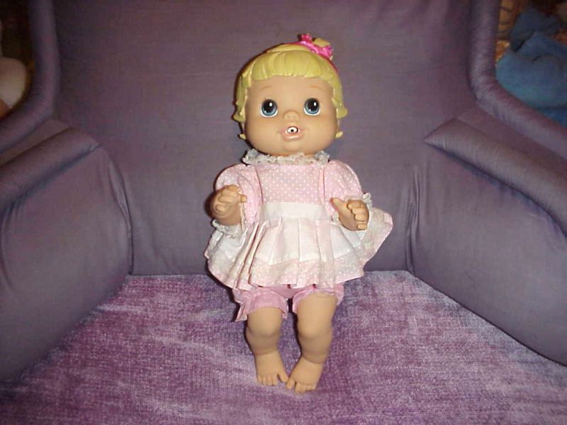 Baby Alive Yellow Molded Hair 14 Tall All Plastic  