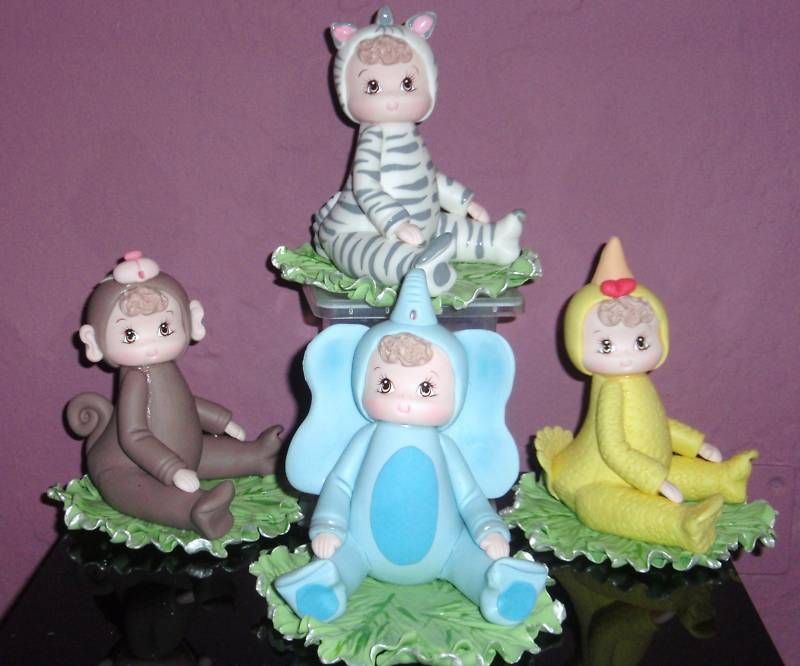 JUNGLE BABY DIAPER CAKE SHOWER 1 TOPPER FAVOR GIFT  