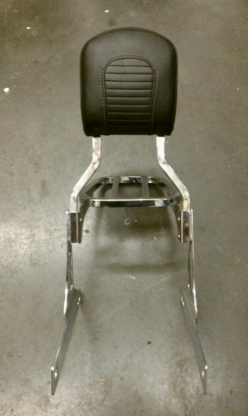 Harley Davidson Dyna Passenger Backrest / Sissy Bar with Rack  