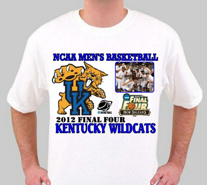 2012 NCAA BASKETBALL FINAL FOUR T SHIRTS KENTUCKY,KANSAS,OHIO STATE 